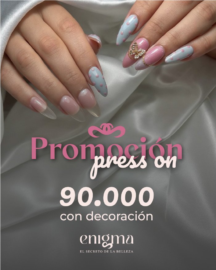 Enigma — promoción press on