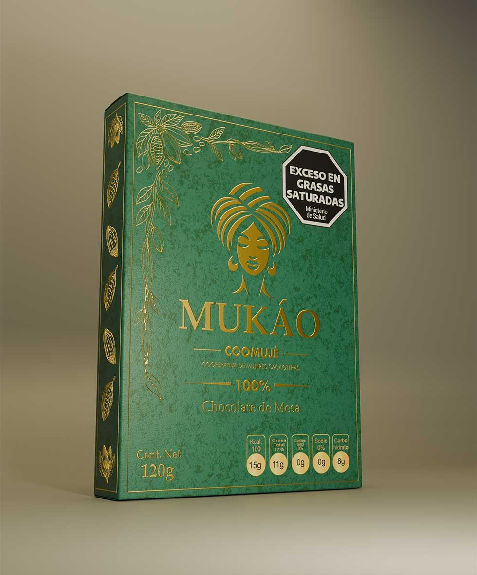 MUKÁO — caja verde 3/4