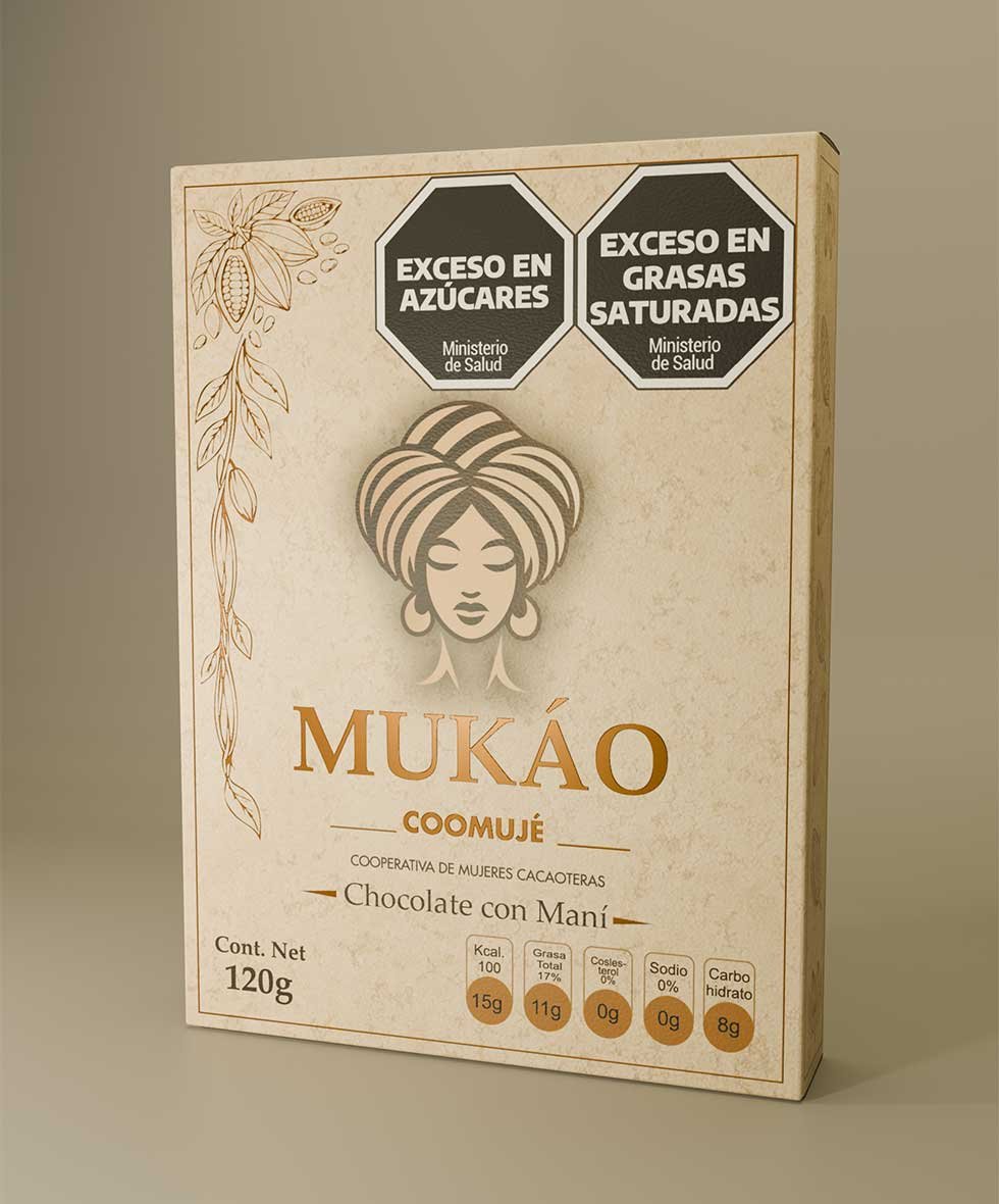 MUKÁO — caja crema frontal